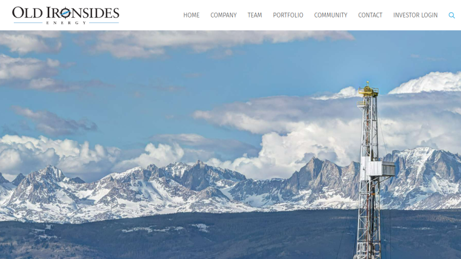 Screenshot of the Old Ironsides Energy, LLC website