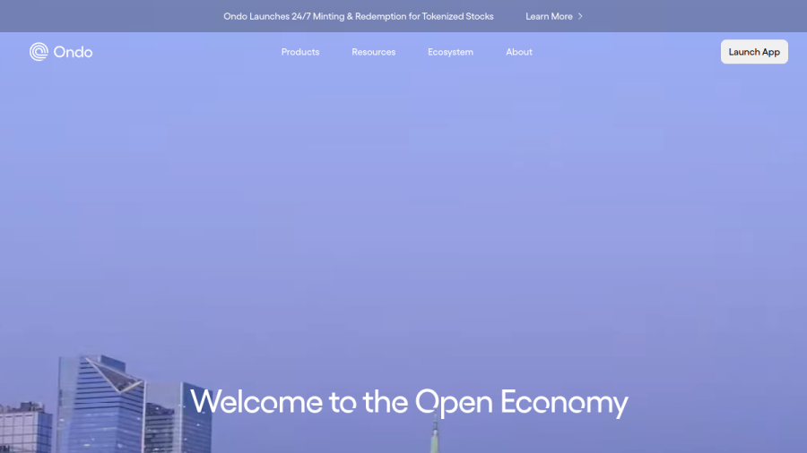 Screenshot of the Ondo Capital Management LLC website