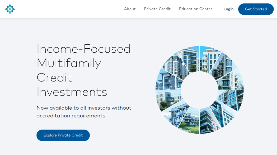 Screenshot of the Origin Credit Advisers, LLC website