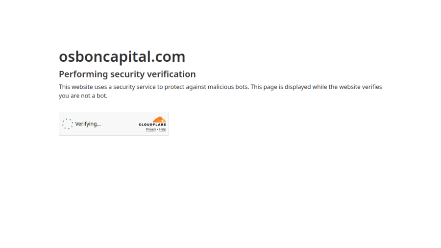 Screenshot of the Osbon Capital Management, LLC website