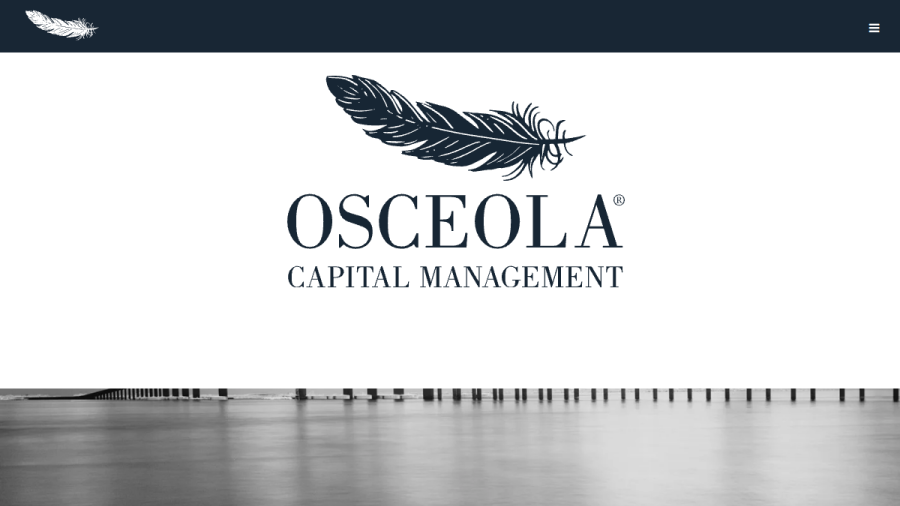 Screenshot of the Osceola Capital Management website