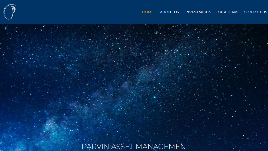 Screenshot of the Parvin Asset Management, LLC website