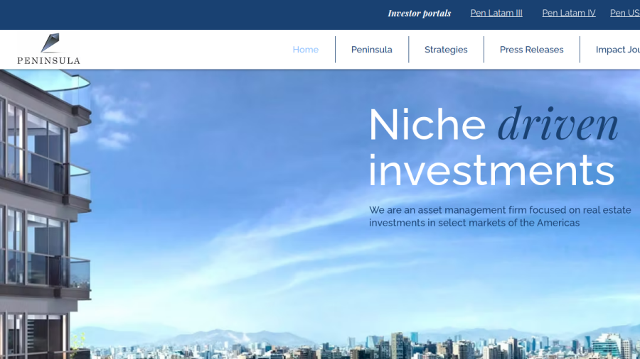 Screenshot of the Pare Partners LLC website