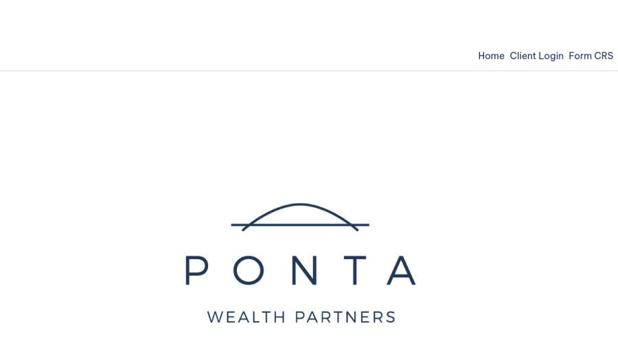 Screenshot of the Ponta Wealth Partners, LLC website