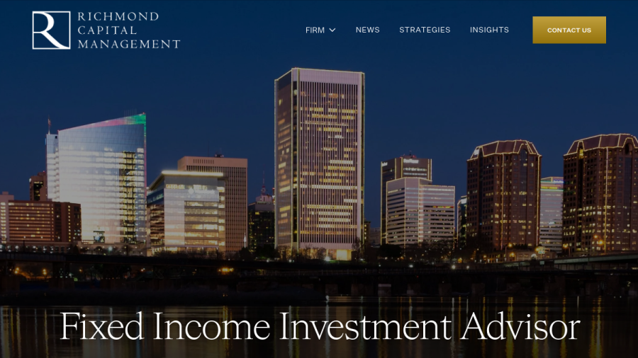 Screenshot of the Richmond Capital Management INC website