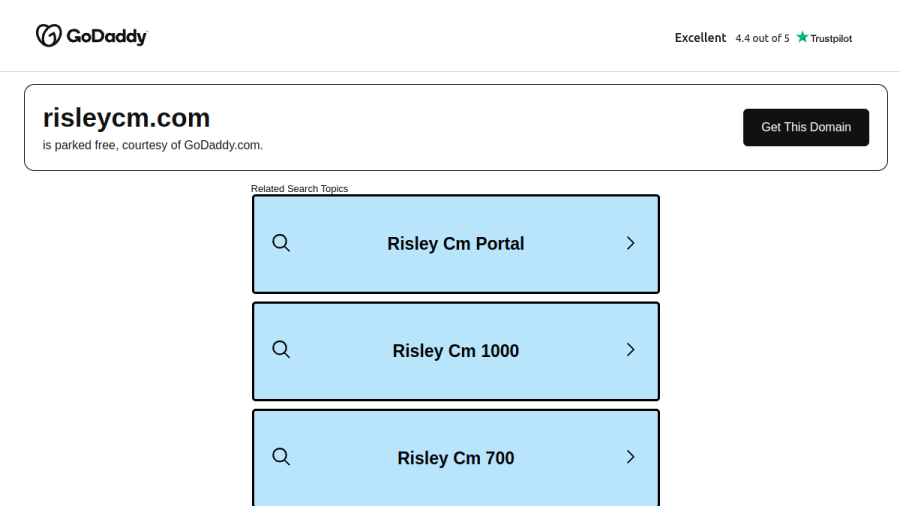 Screenshot of the Risley Capital Management LLC website