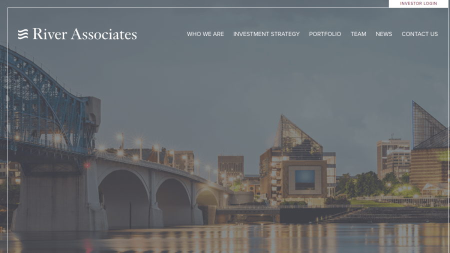 Screenshot of the River Associates Investments, L.P. website