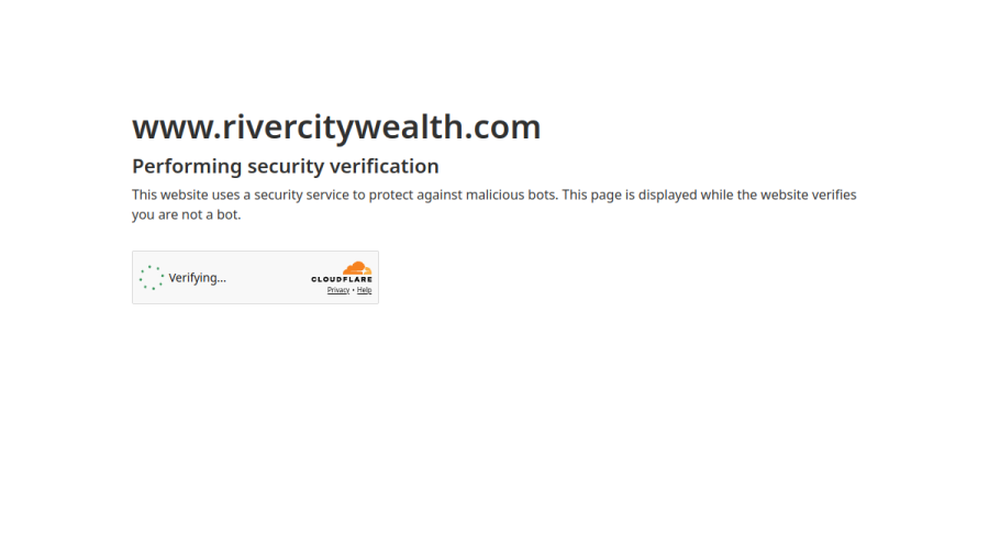 Screenshot of the River City Wealth Management website