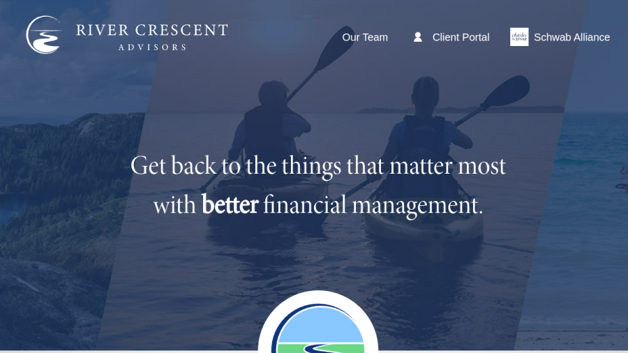 Screenshot of the River Crescent Advisors, LLC website