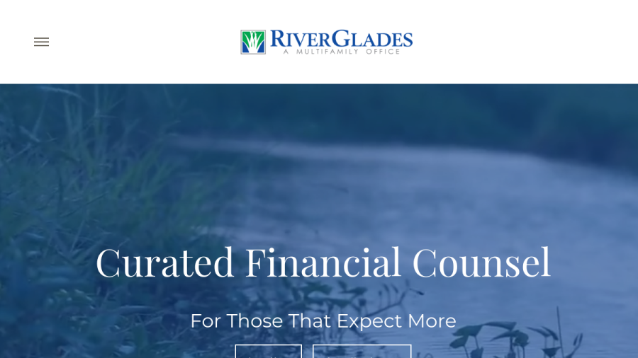 Screenshot of the Riverglades Family Offices, LLC website