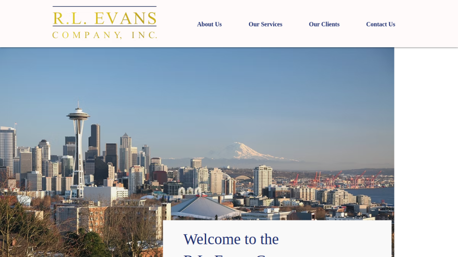 Screenshot of the Evans Capital Management Associates website