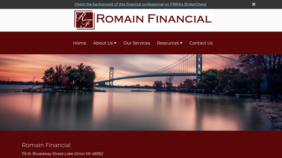 Screenshot of the Corecap Advisors website
