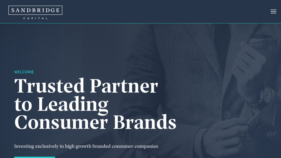 Screenshot of the Sandbridge Investment Management, LLC website