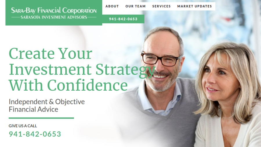 Screenshot of the Sara-Bay Financial Corp. website