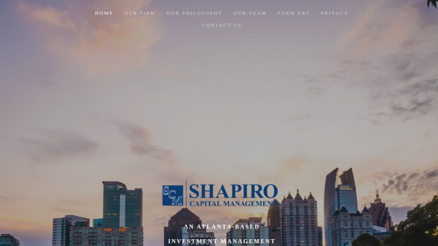 Screenshot of the Shapiro Capital Management LLC website
