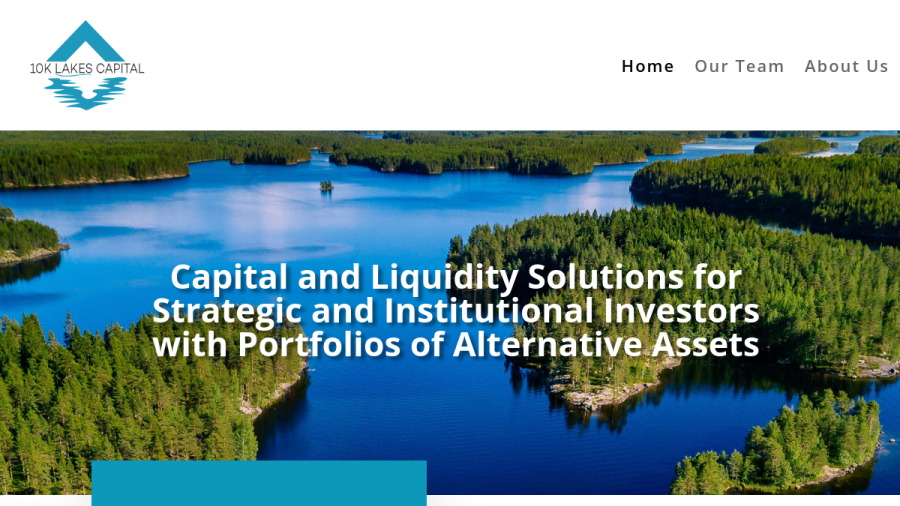 Screenshot of the Sightline Partners LLC website