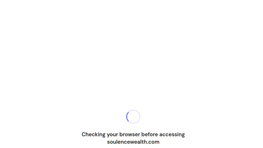 Screenshot of the Soulence Wealth Management website