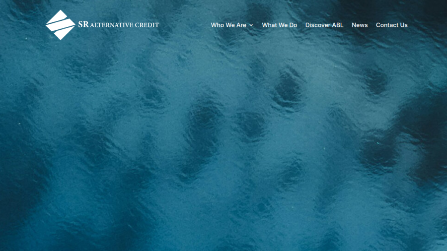 Screenshot of the Sr Alternative Credit, LLC website