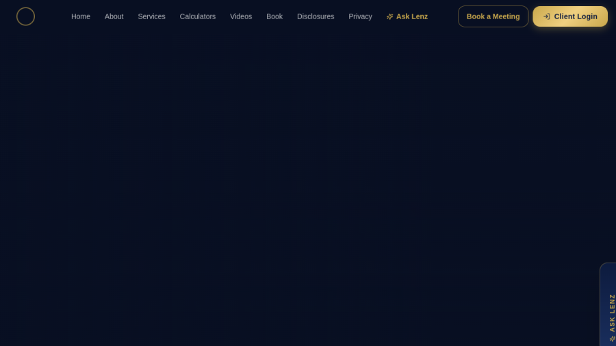 Screenshot of the Stephen Smith Financial INC. website