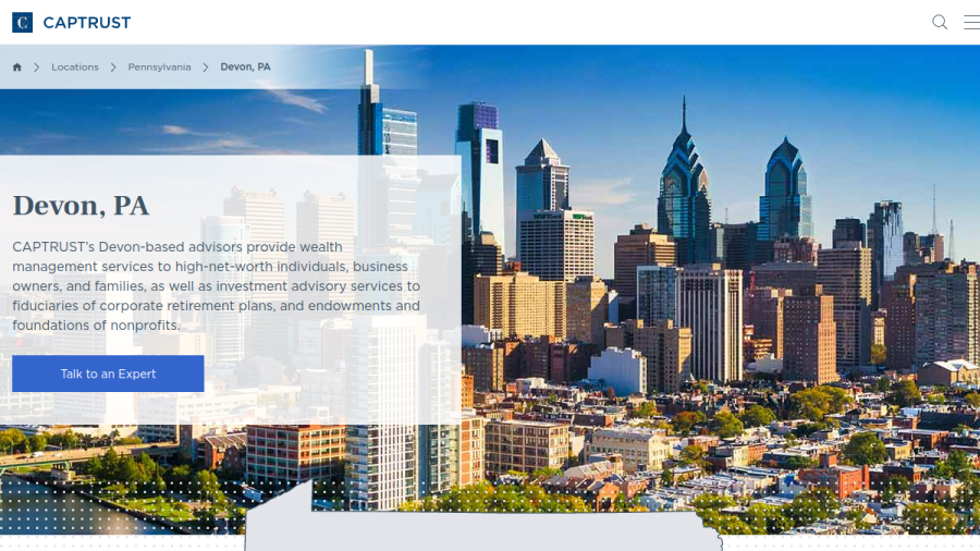 Screenshot of the Stillwater Capital Advisors, LLC website