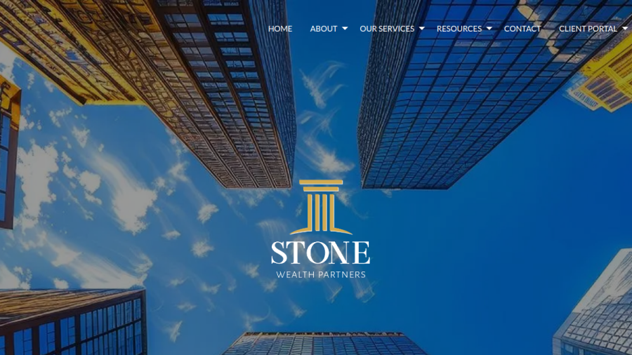 Screenshot of the Stone Wealth Partners LLC website