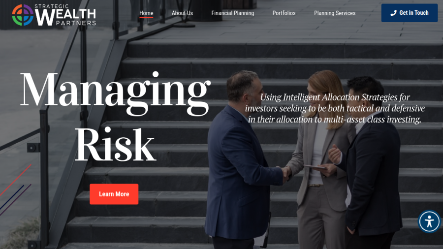 Screenshot of the Strategic Wealth Partners LLC website