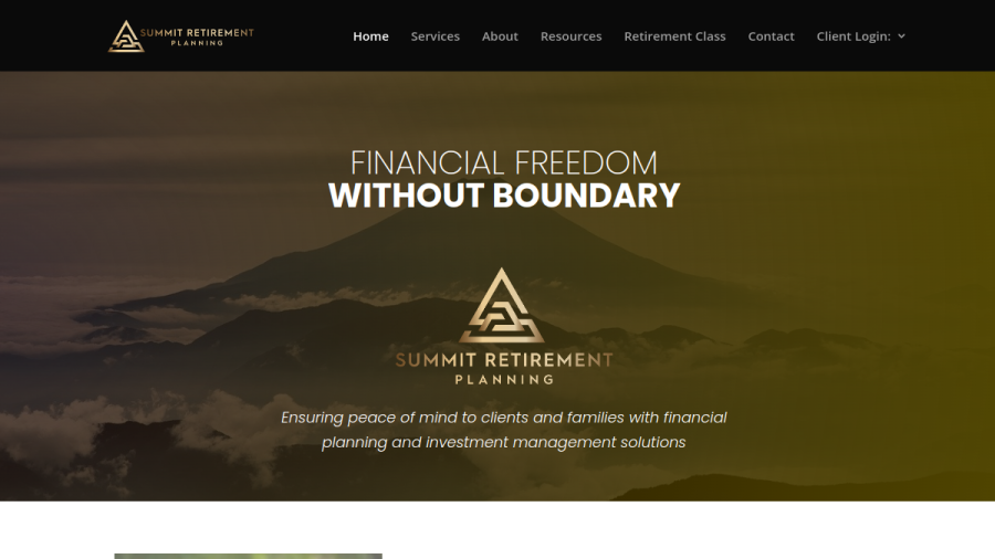 Screenshot of the Financial & Tax Architects, LLC website