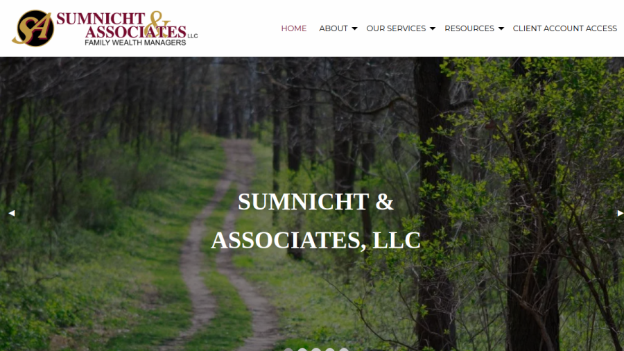 Screenshot of the Sumnicht & Associates, LLC website