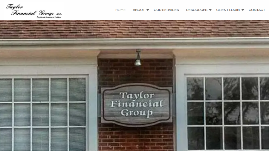 Screenshot of the Taylor Financial Group, INC. website