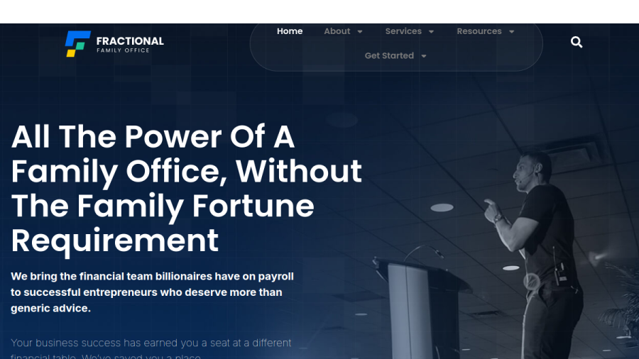 Screenshot of the Ffo Investments LLC website