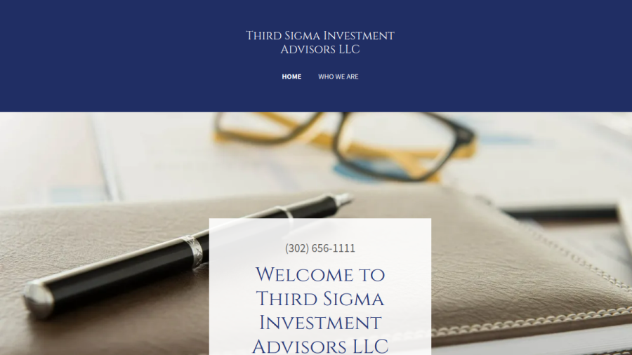 Screenshot of the Third Sigma Investment Advisors LLC website