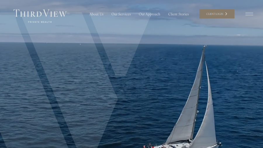 Screenshot of the Third View Private Wealth website