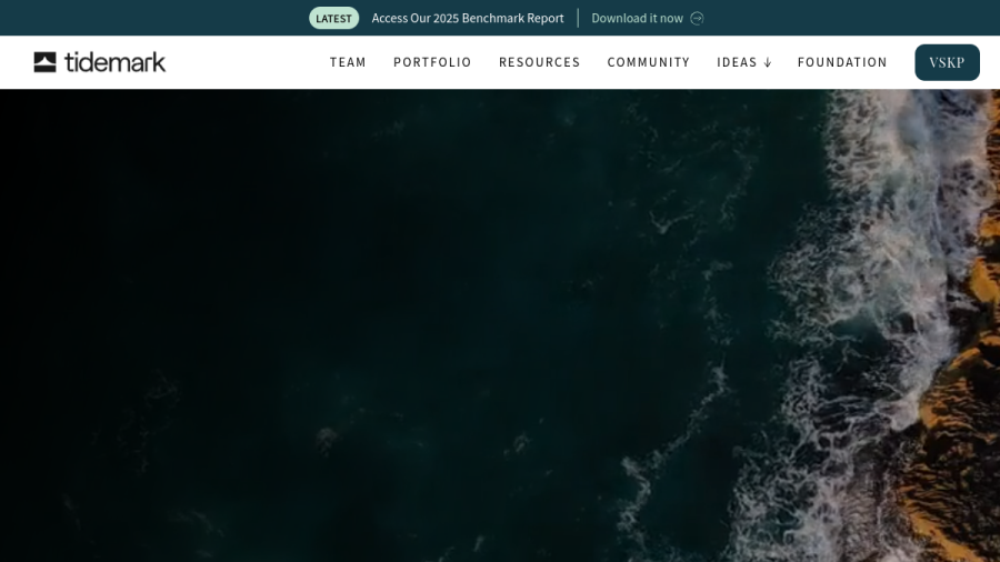 Screenshot of the Tidemark Management Company LP website