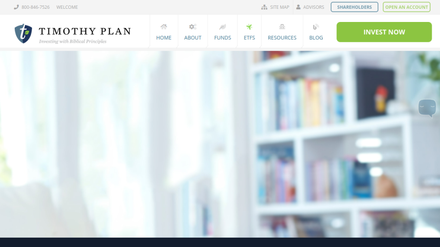 Screenshot of the Timothy Partners, Ltd. website