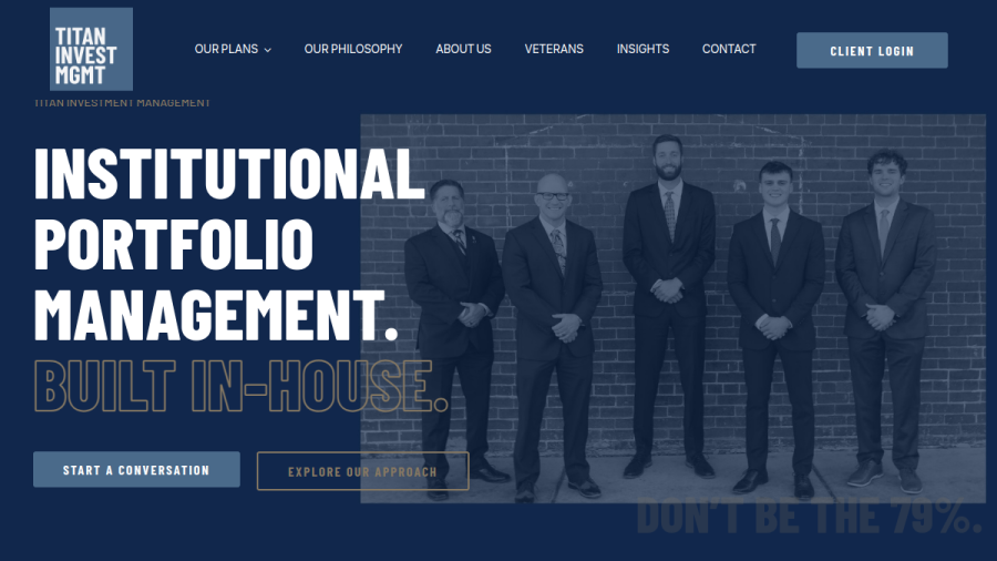 Screenshot of the Titan Investment Management LLC website