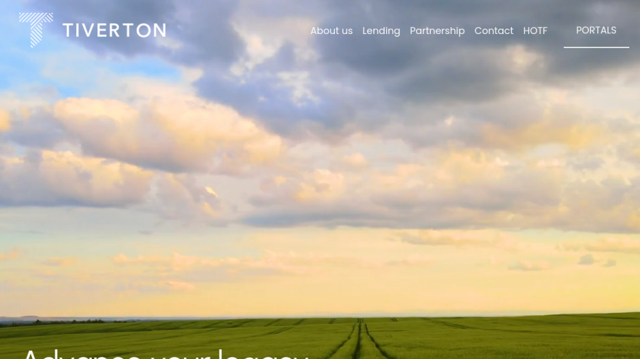Screenshot of the Tiverton Advisors, LLC website