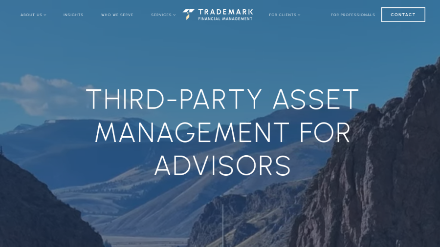 Screenshot of the Trademark Financial Management, LLC website