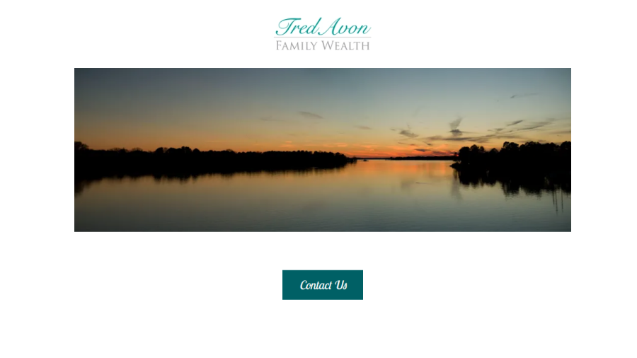 Screenshot of the Tred Avon Family Wealth, LLC website