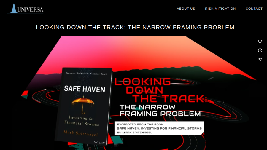 Screenshot of the Universa Investments L.P. website