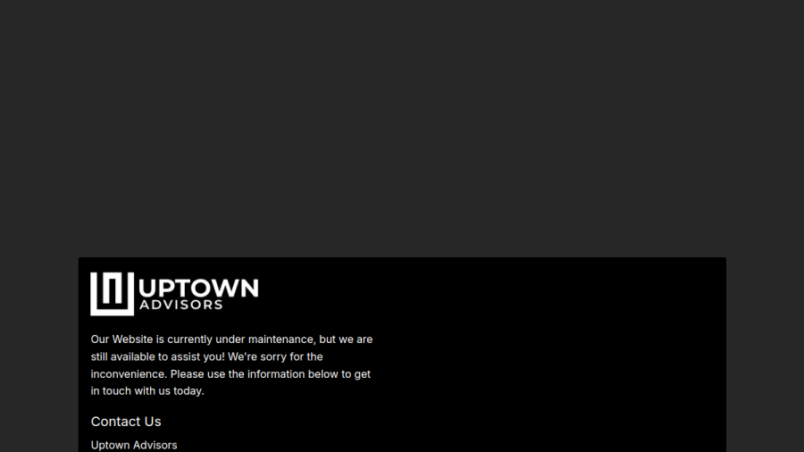 Screenshot of the Uta LLC website