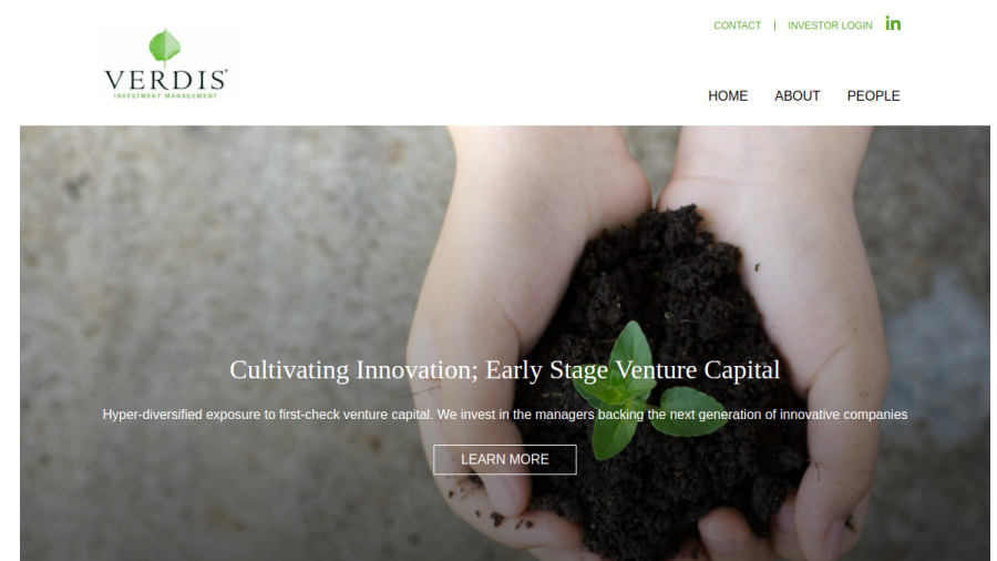 Screenshot of the Verdis Investment Management, LLC website