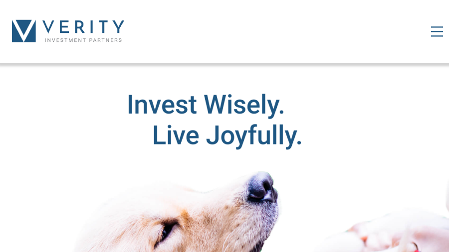 Screenshot of the Verity Investment Partners website