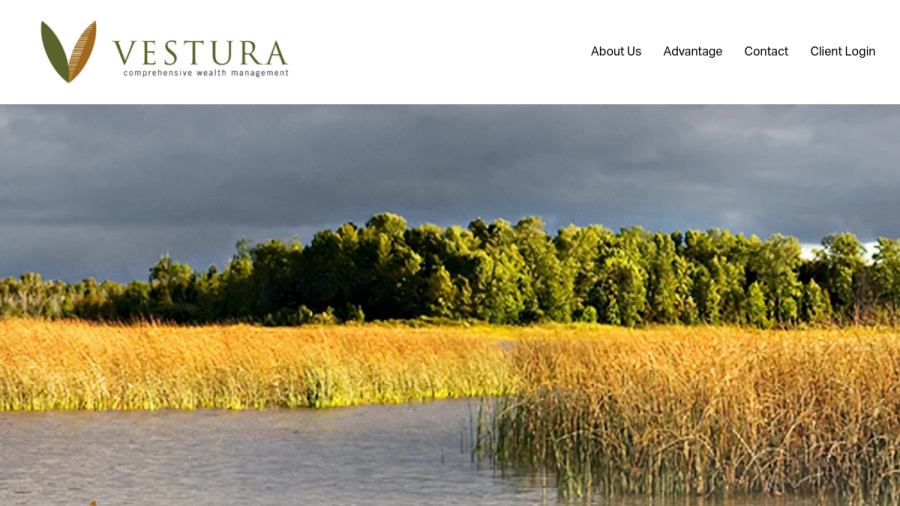 Screenshot of the Vestura, LLC website