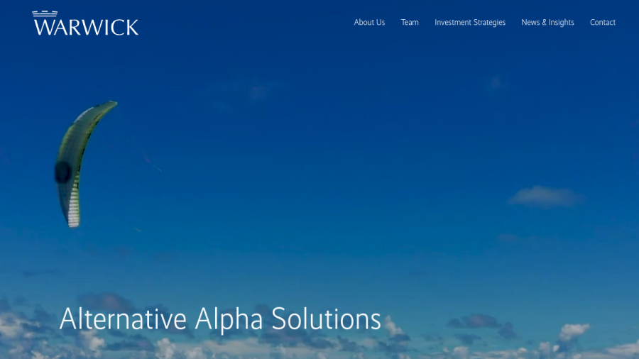 Screenshot of the Warwick Capital Partners (US) LP website