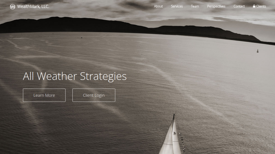 Screenshot of the Wealthmark, LLC website