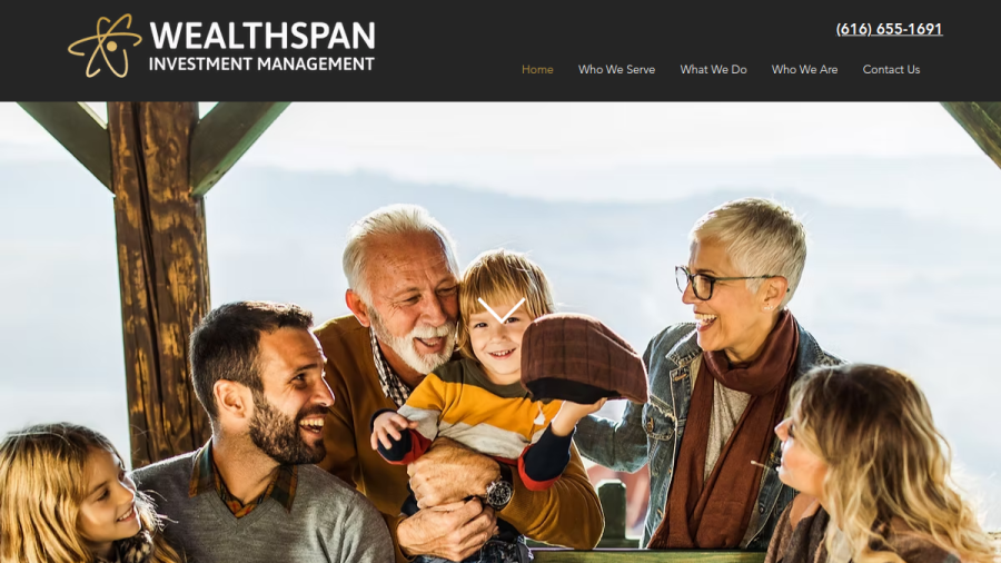 Screenshot of the Wealthspan Investment Management, LLC website