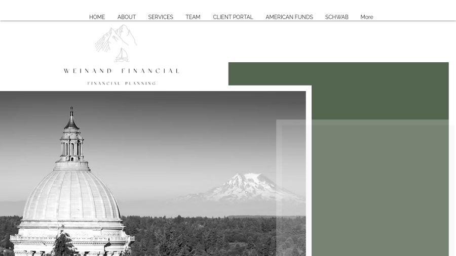 Screenshot of the Weinand Financial, INC. website