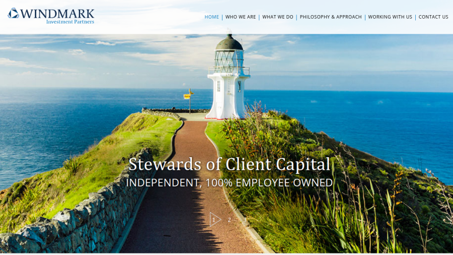 Screenshot of the Windmark Investment Partners, INC. website