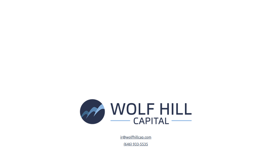 Screenshot of the Wolf Hill Capital Management, LP website