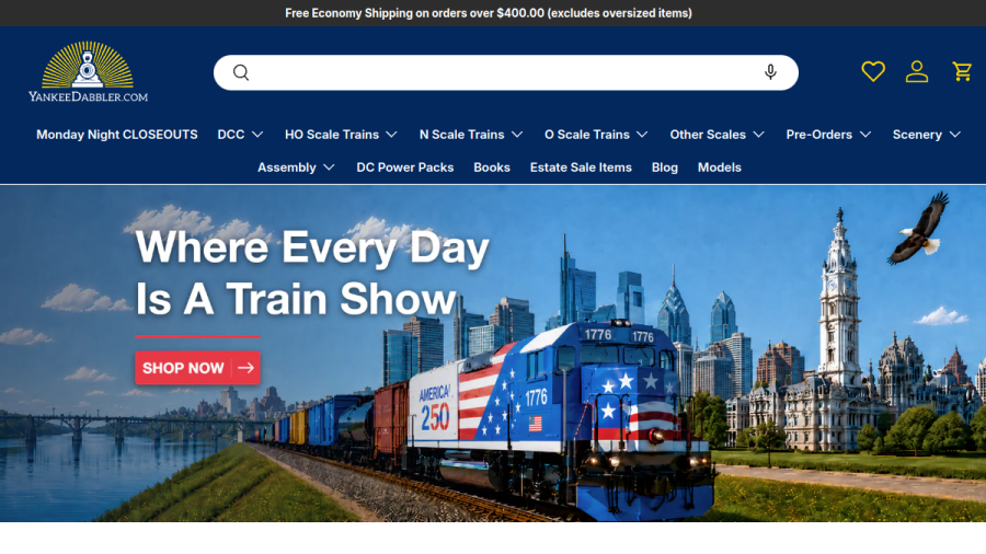 Yankee Dabbler website built by One Tap Media